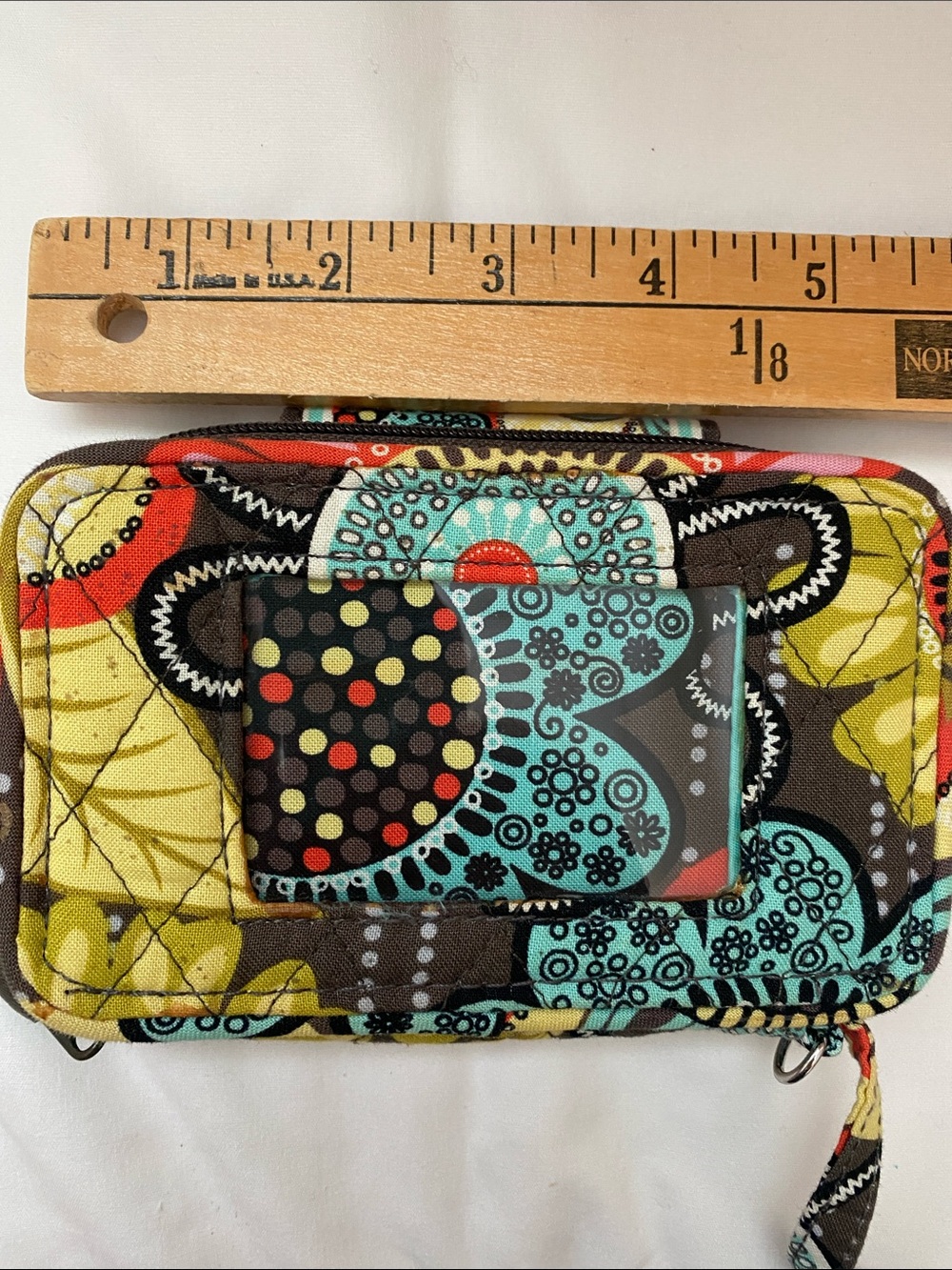 Vera Bradley Multicolor Floral Shoulder Bag or crossbody with wristlet - Picture 10 of 14